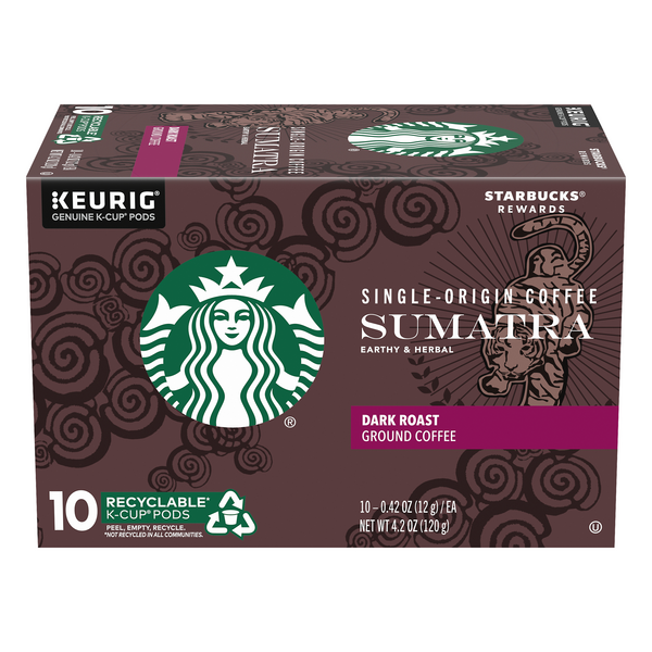 STARBUCK'S K CUP COFFEE 10 count 