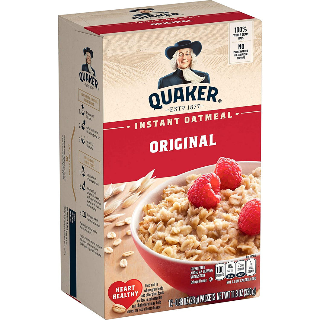 QUAKER INSTANT OATMEAL 10 packets 