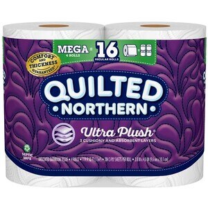 QUILTED NORTHERN TOILET PAPER 4 MEGA ROLL 