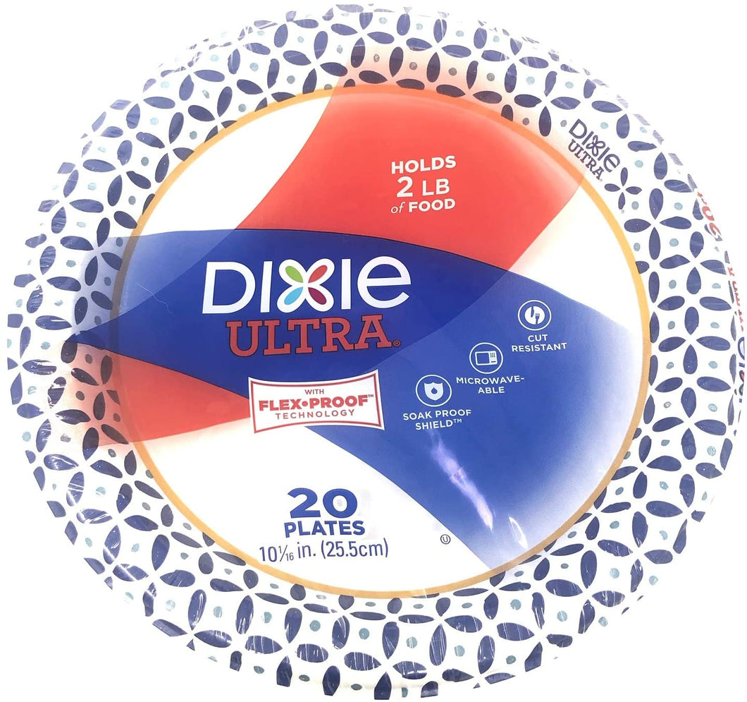 DIXIE ULTRA PAPER PLATES 20 count 