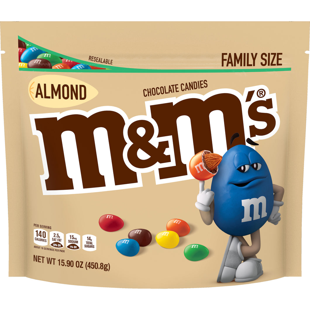 M&M's CANDY 15 oz Family Size 