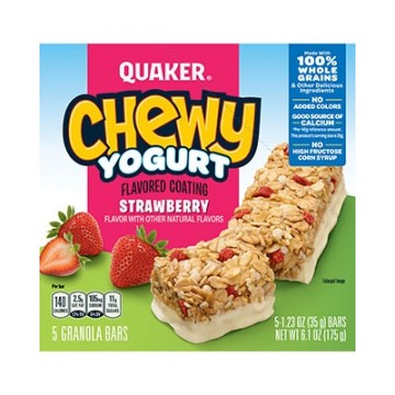 QUAKER GRANOLA BARS 5 count 
