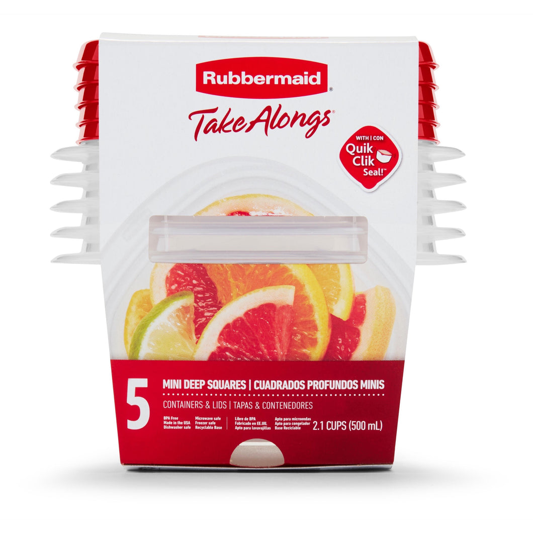 RUBBERMAID TAKE ALONGS 5 count 