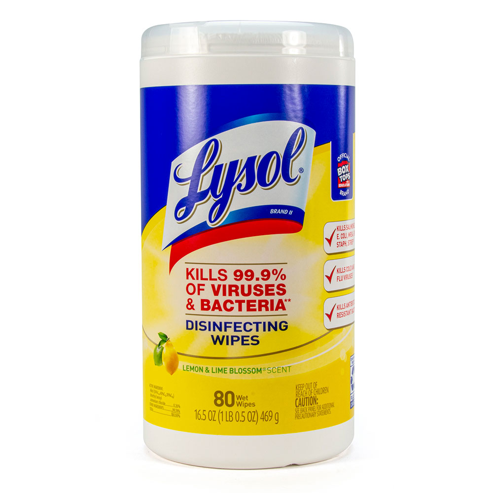 LYSOL DISINFECTING WIPES 80 count 