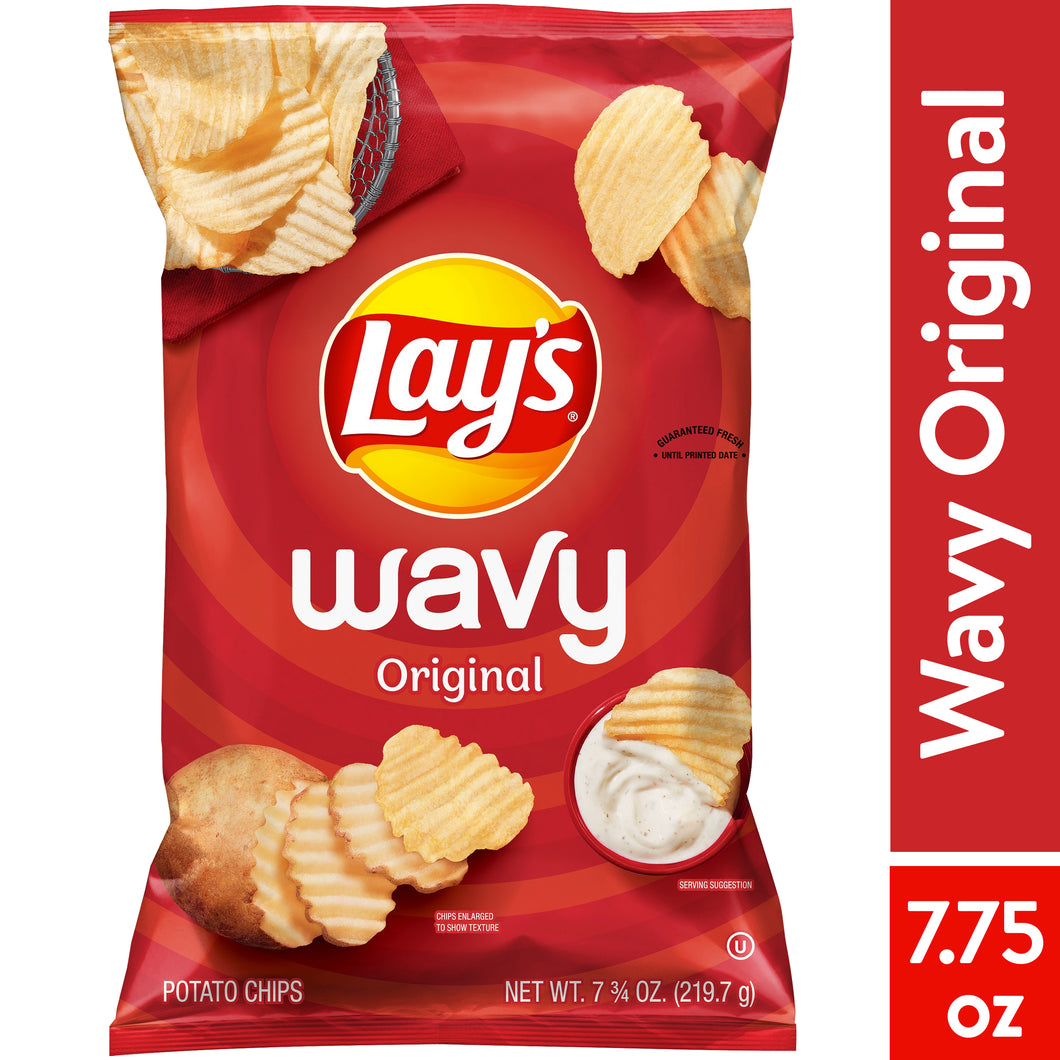 LAY'S WAVY CHIPS 7.75 oz 