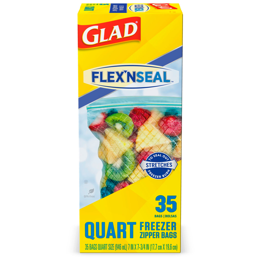 GLAD FREEZER BAGS 35 count 