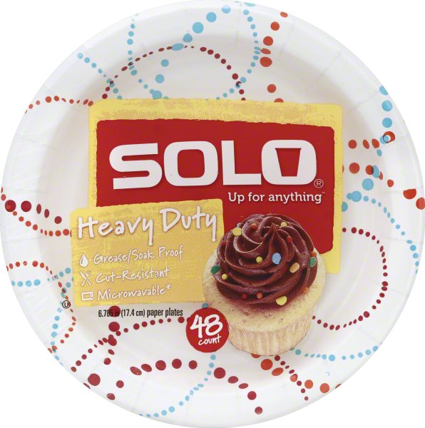 SOLO DESSERT PLATES 48 count 