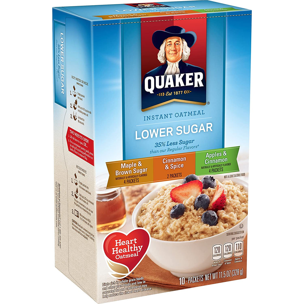 QUAKER INSTANT OATMEAL 8 packets 