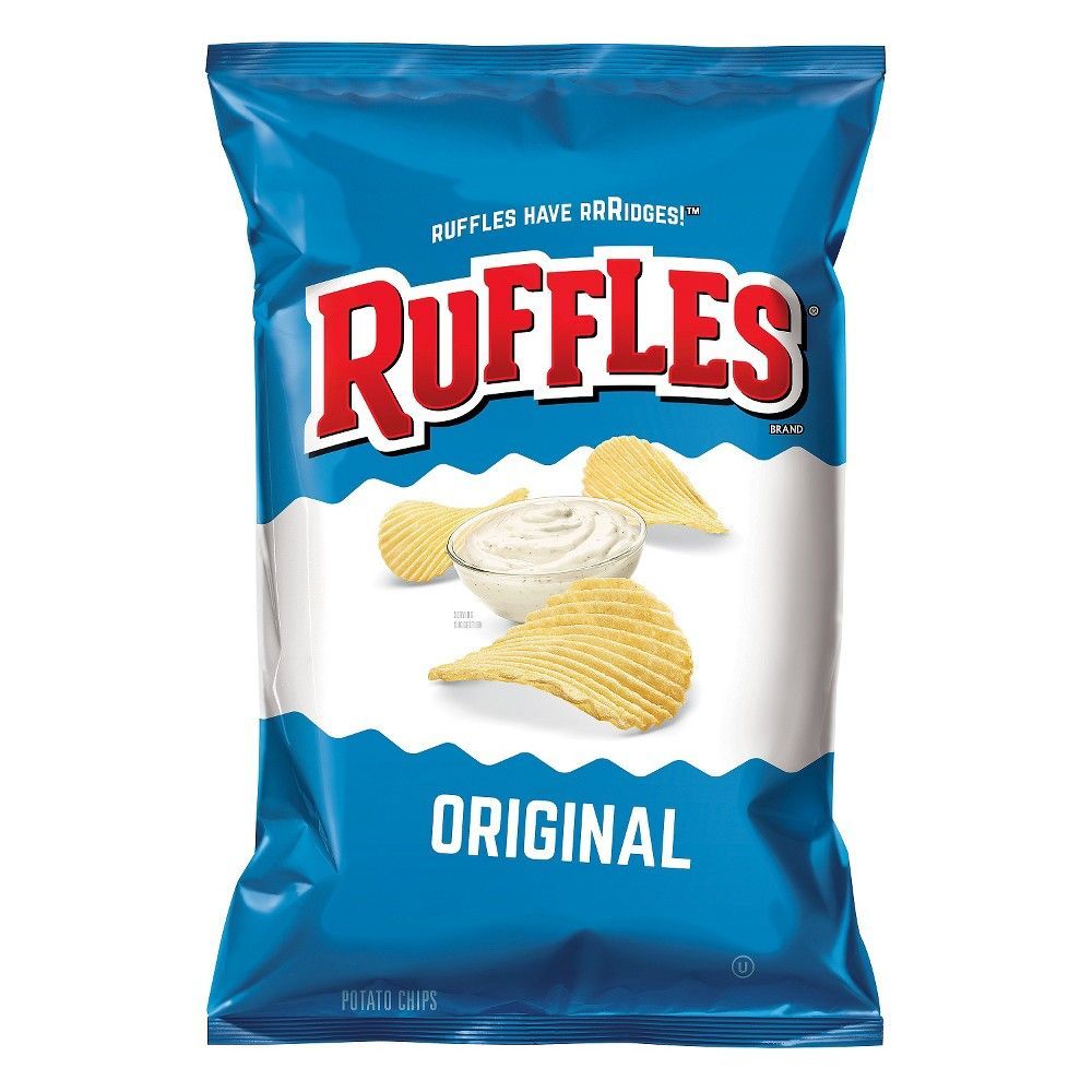 RUFFLES POTATO CHIPS 8.5 oz  