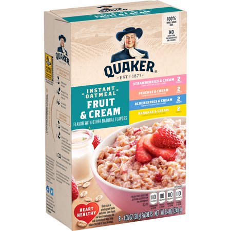 QUAKER INSTANT OATMEAL 8 packets 