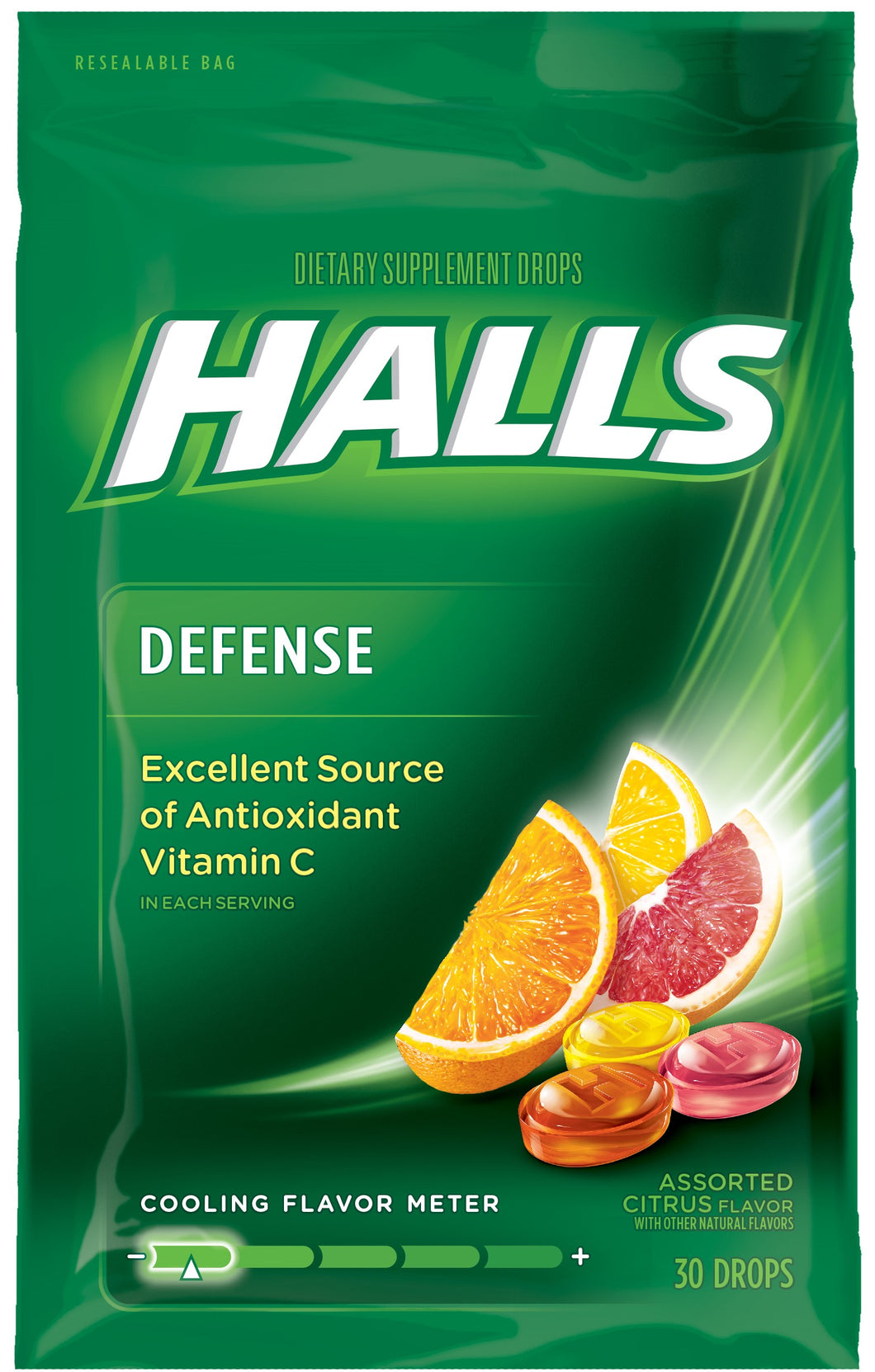 HALLS COUGH DROPS 30 ct 