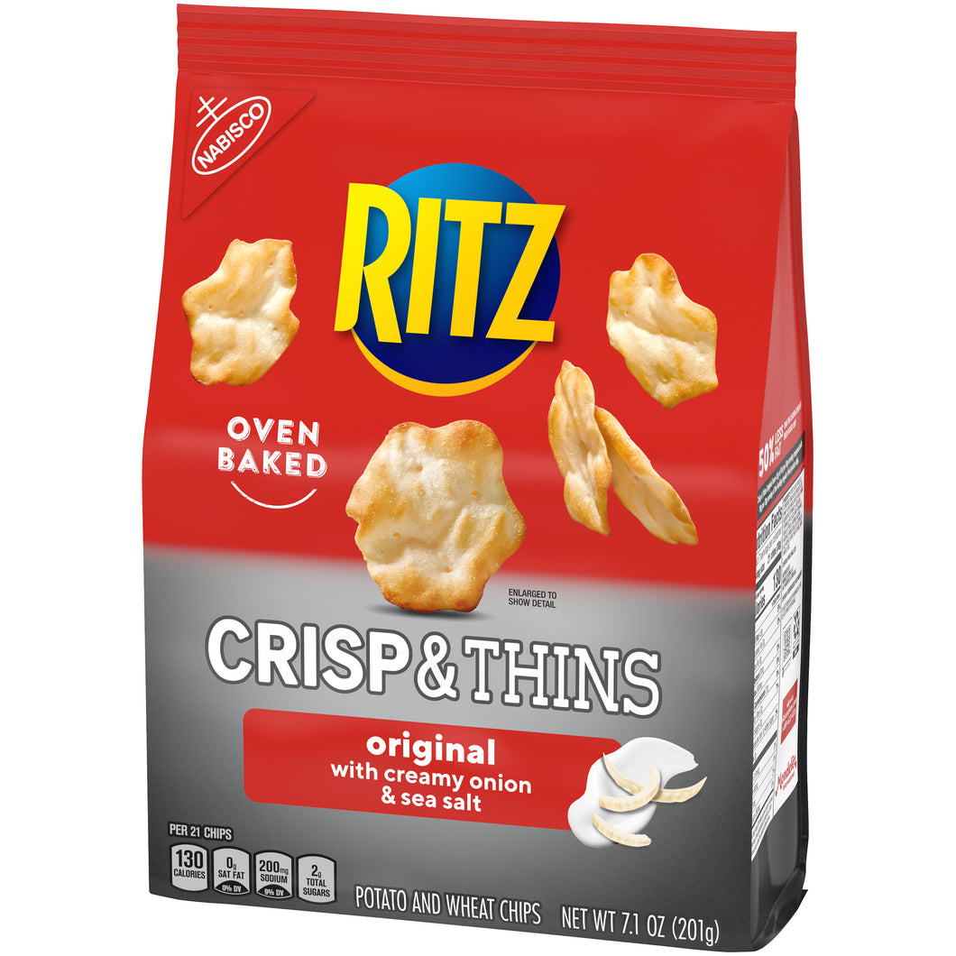 RITZ CRISP & THINS CRACKERS  7.1 oz 