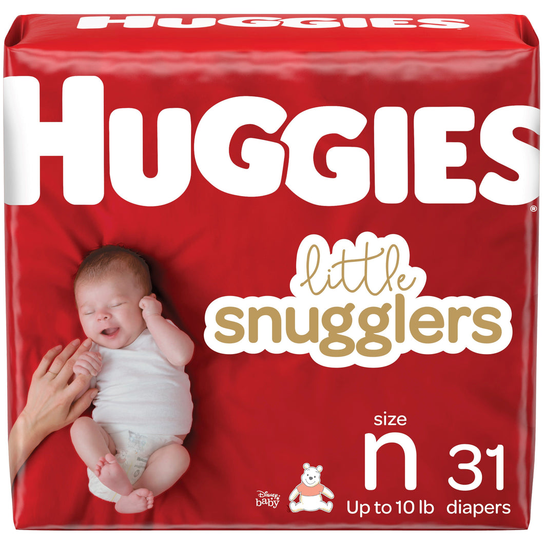 HUGGIES DIAPERS 31 count BAG 