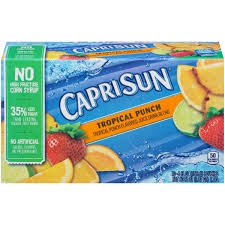 CAPRI SUN JUICE POUCH 10 pack 