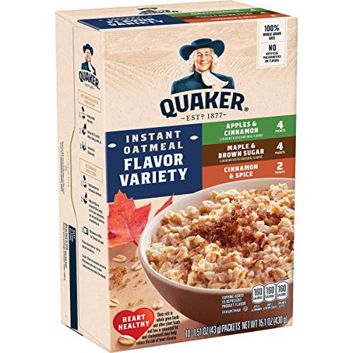 QUAKER INSTANT OATMEAL 8 packets 