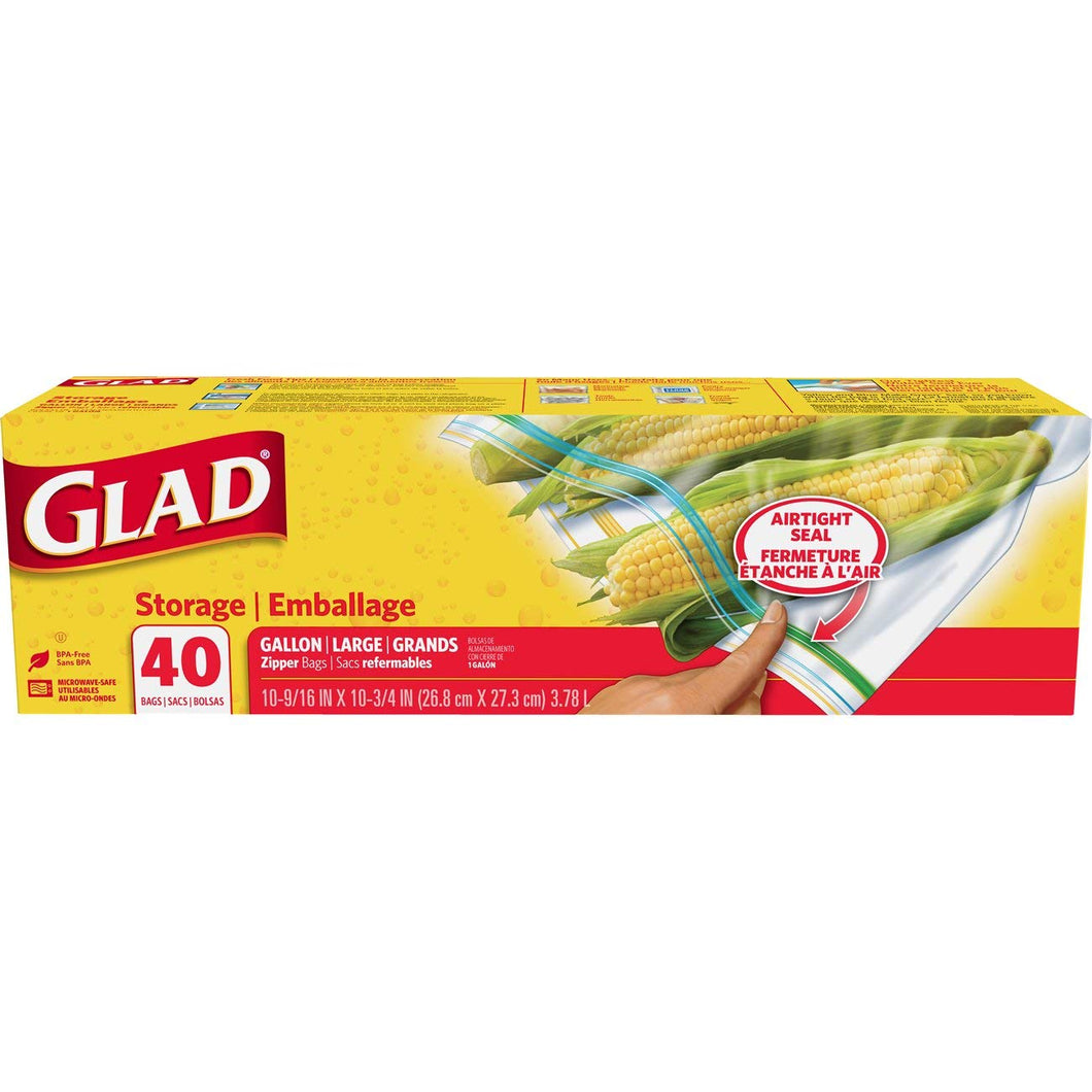 GLAD STORAGE BAGS 40 count 