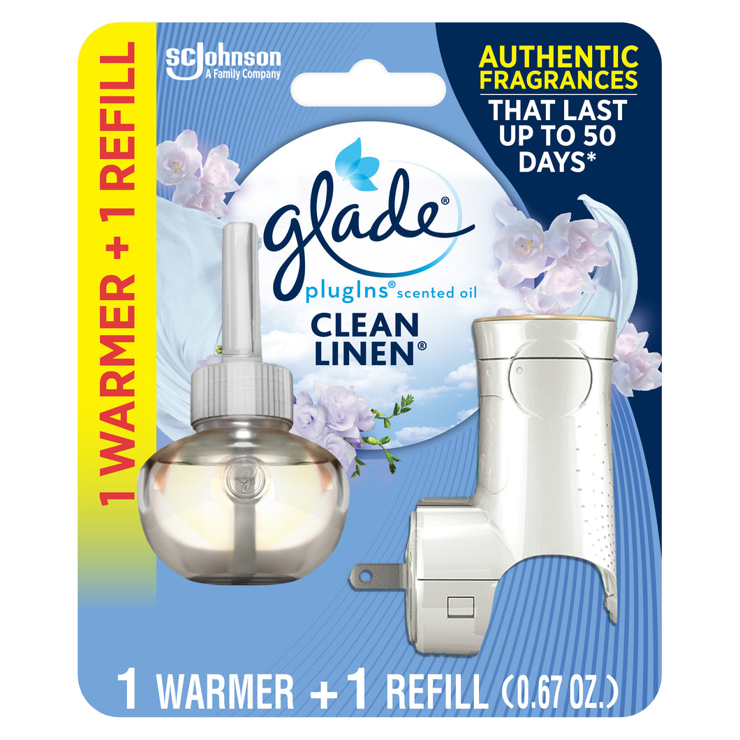 GLADE OIL WARMER WITH 1 REFILL 