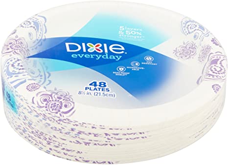 DIXIE PAPER PLATES 48 count 