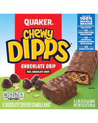 QUAKER GRANOLA BARS 6 count 