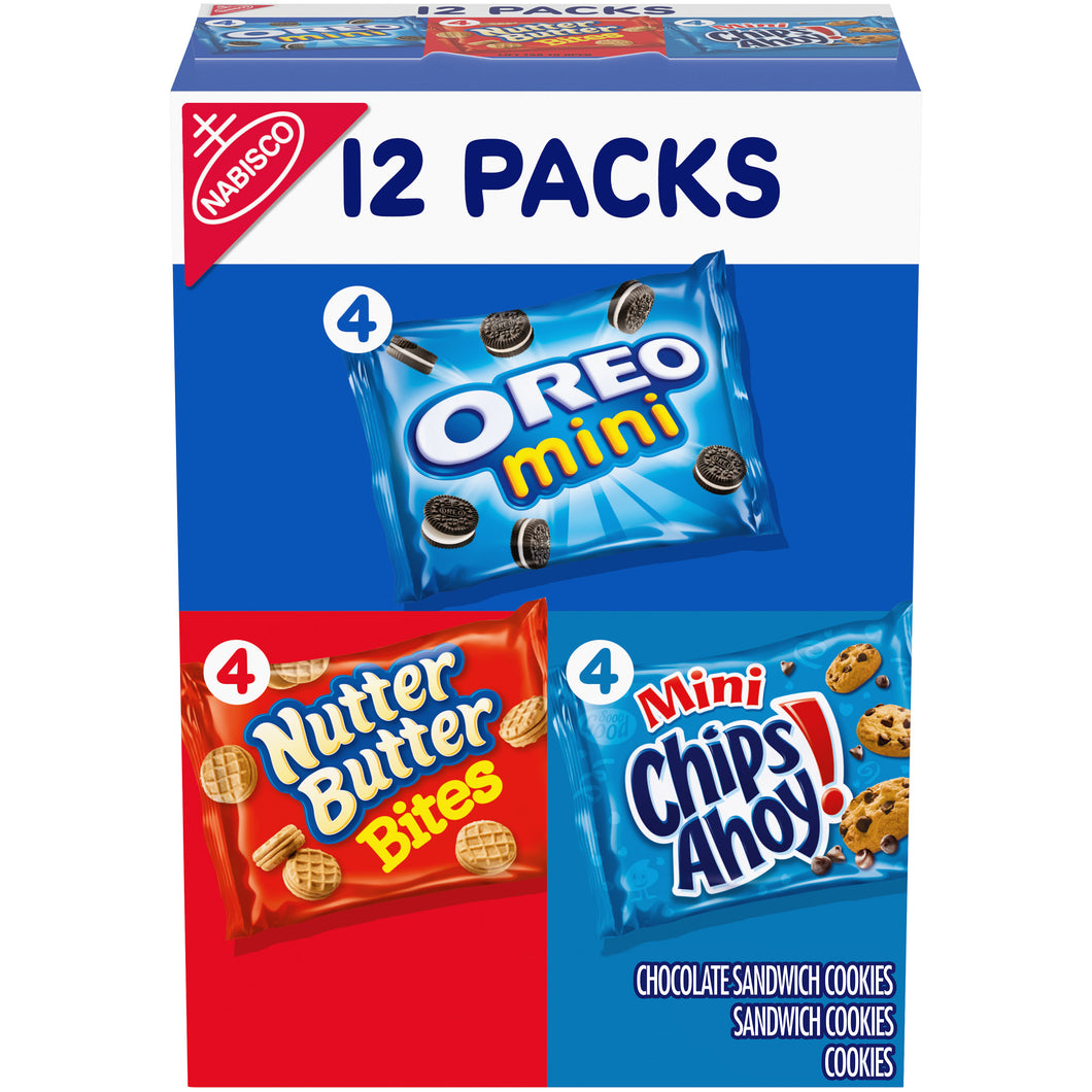 NABISCO SNACK PACK COOKIES 12 pack 