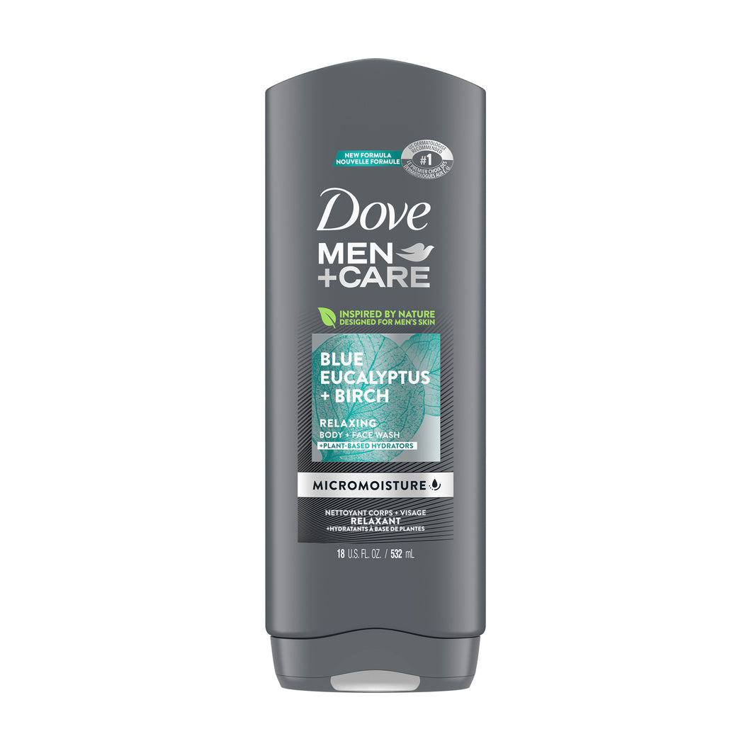 DOVE MEN+CARE BODY & FACE WASH 13.5 oz 