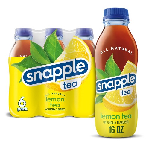 SNAPPLE TEA 6 pack bottles 