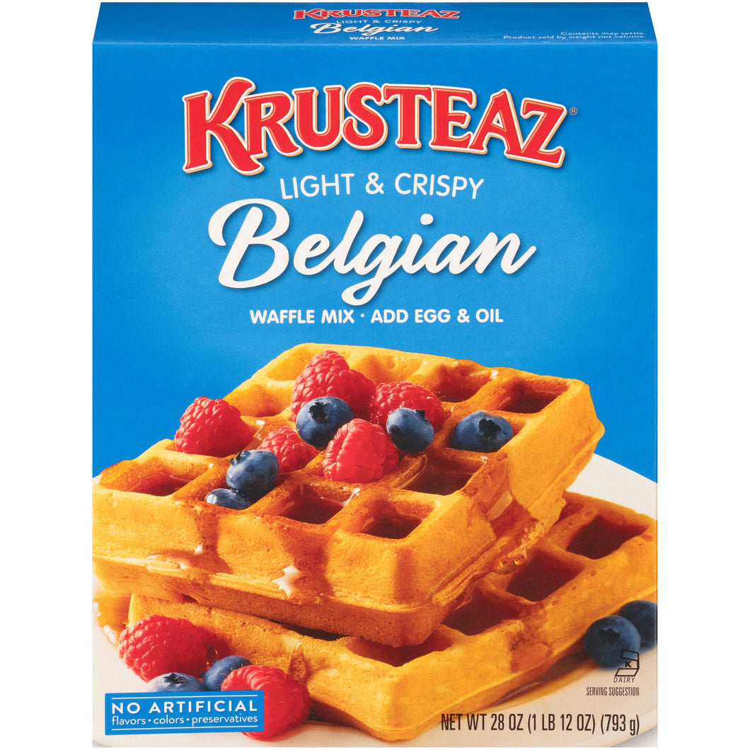 KRUSTEAZ BELGIAN WAFFLE MIX 28 oz 