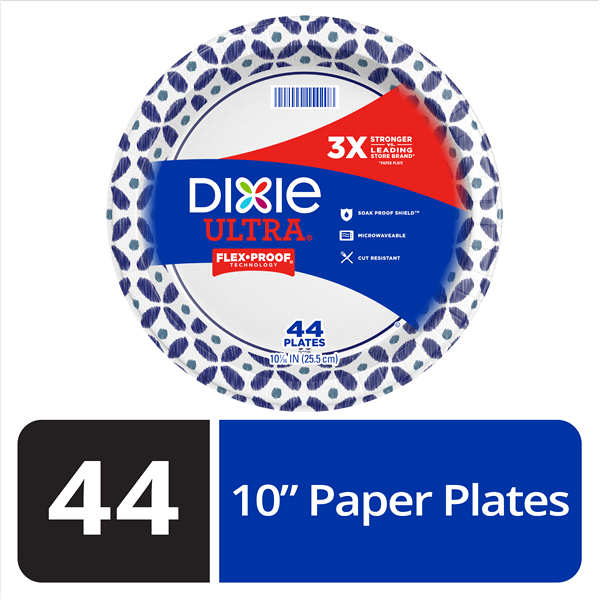 DIXIE ULTRA PAPER PLATES 44 count 