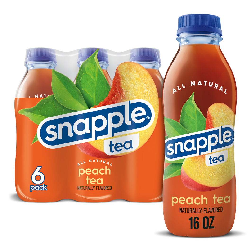 SNAPPLE TEA 6 pack bottles 