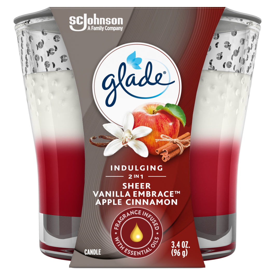 GLADE 2 IN 1 CANDLE 3.4 oz 