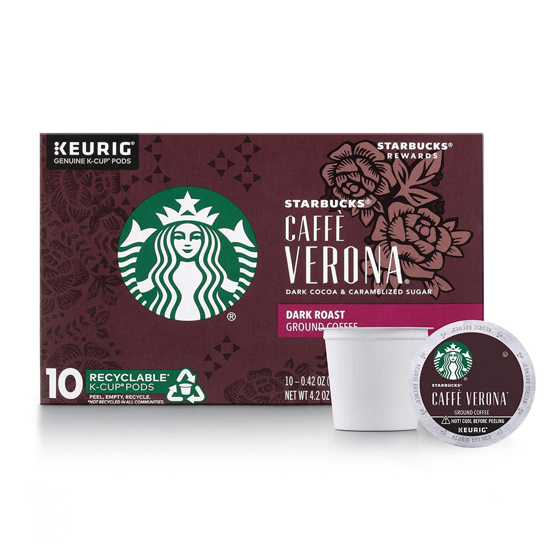 STARBUCKS K CUP COFFEE 10 count 