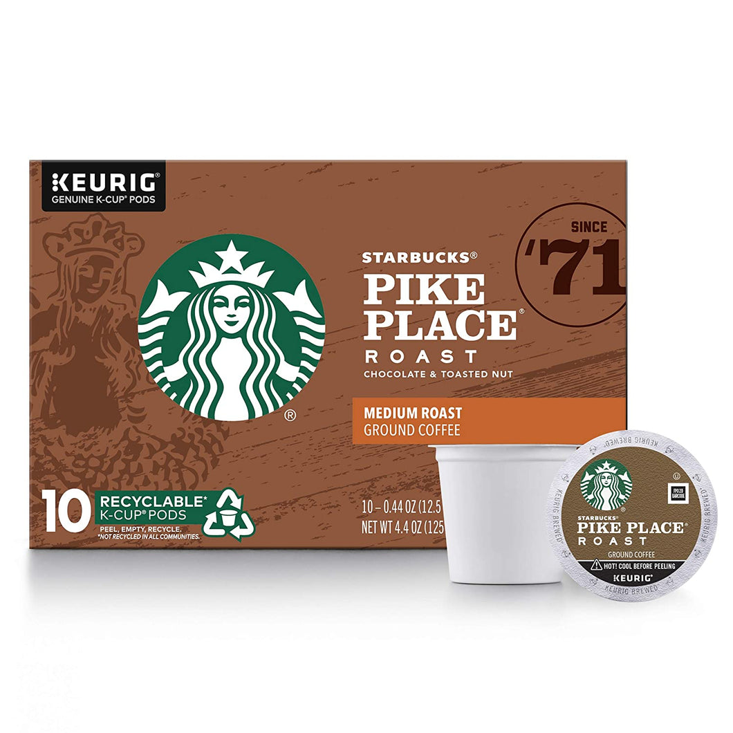 STARBUCKS K CUP COFFEE 10 ct 