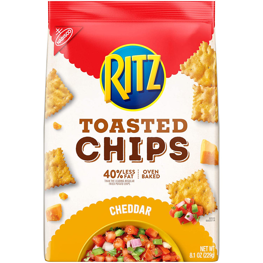RITZ TOASTED CHIPS  8.1 oz 
