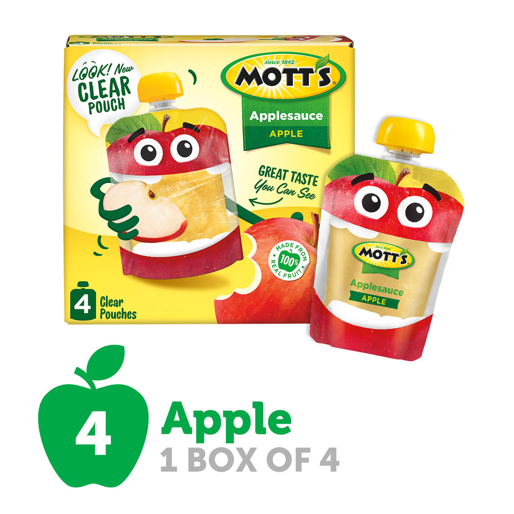 MOTT'S APPLESAUCE POUCH 4 PK 