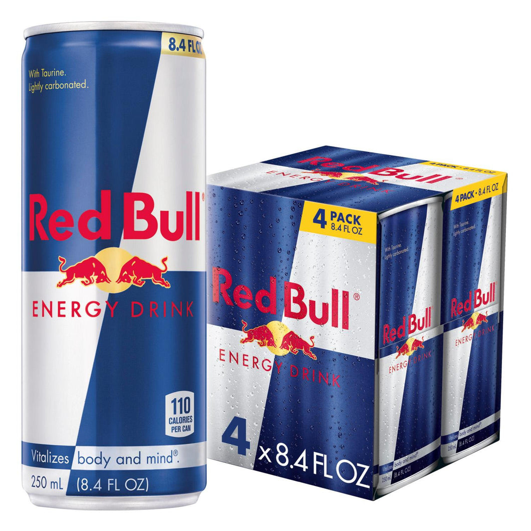 RED BULL 4 Pack (8.4 oz cans)  