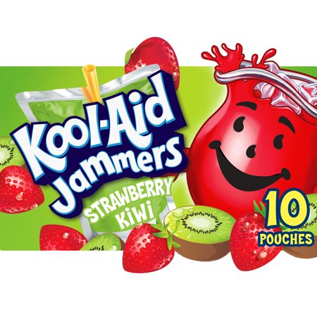 KOOL AID JAMMERS JUICE POUCH 10 PK 