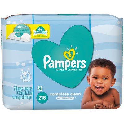 PAMPERS BABY WIPES 3 PACK 