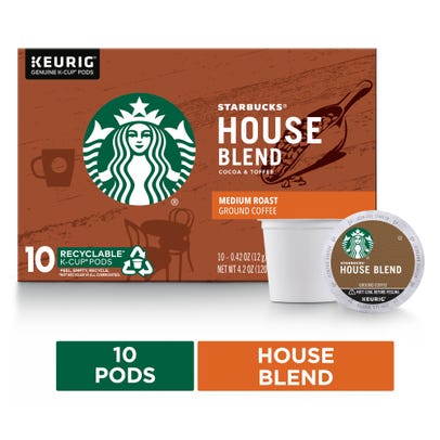 STARBUCKS K CUP COFFEE PODS 10 ct 