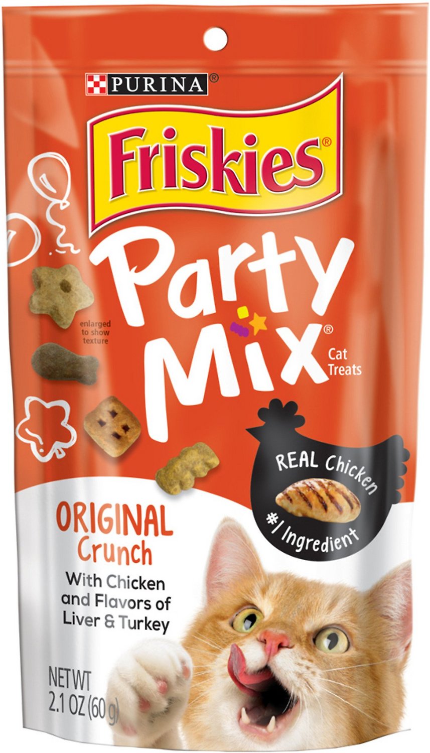 FRISKIES PARTY MIX CAT TREATS 2.1 oz 