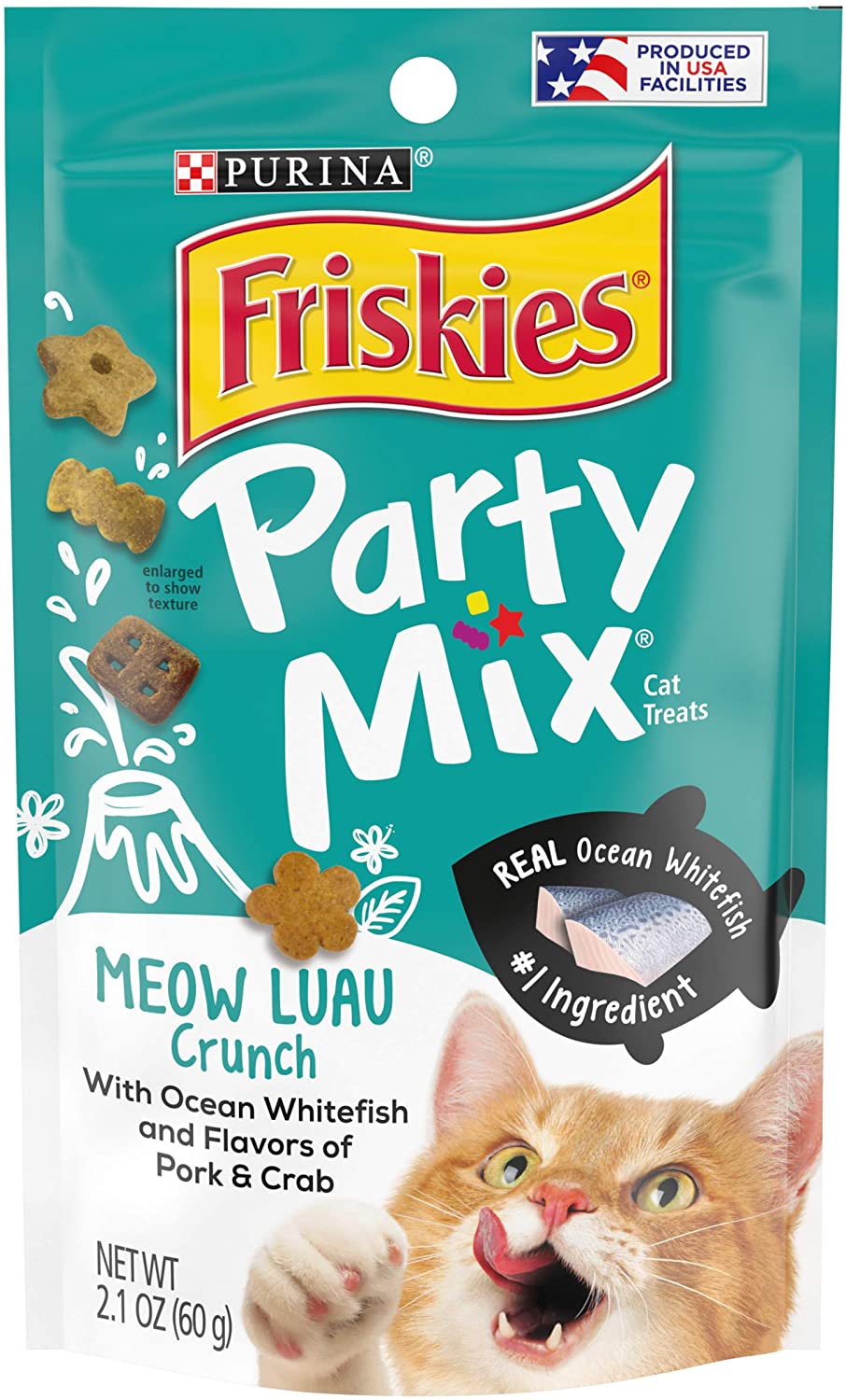 FRISKIES PARTY MIX CAT TREATS 2.1 oz 