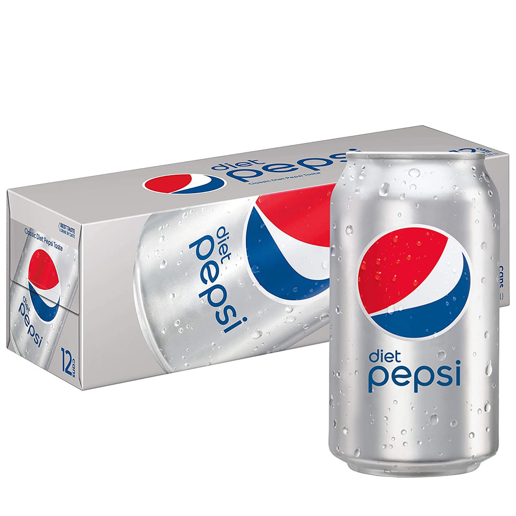 DIET PEPSI 12 PACK CANS