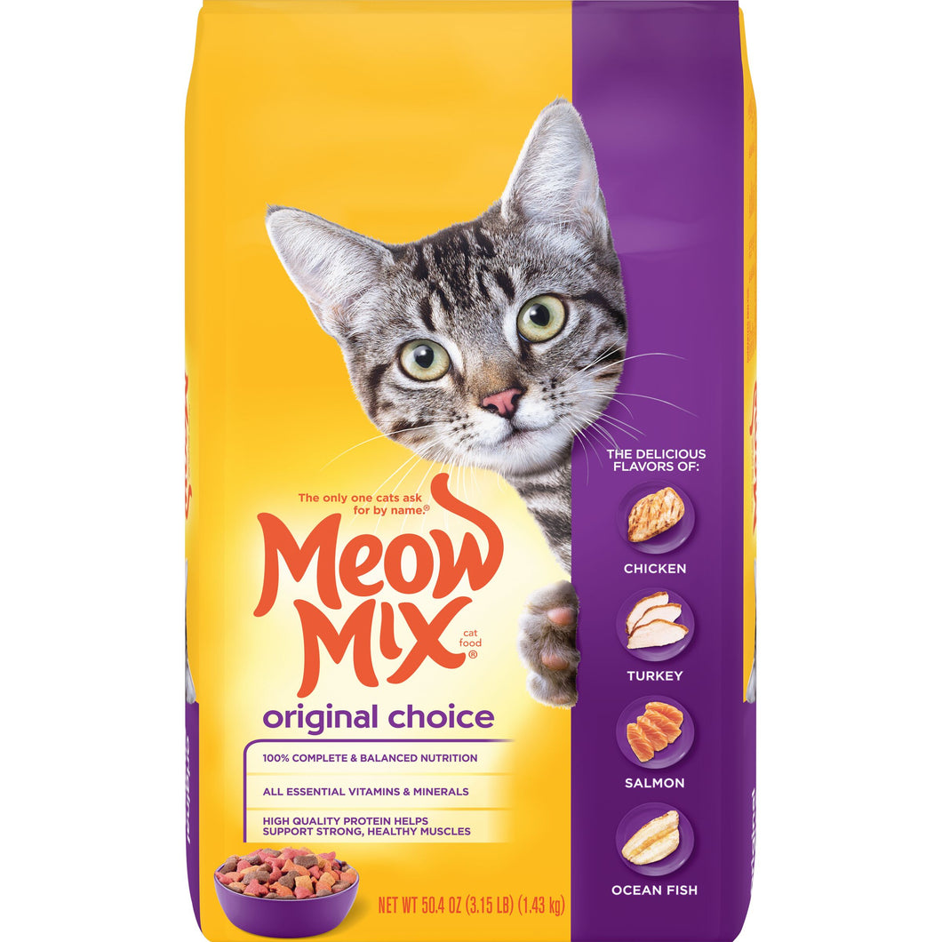 MEOW MIX CAT FOOD  3.15 lb  