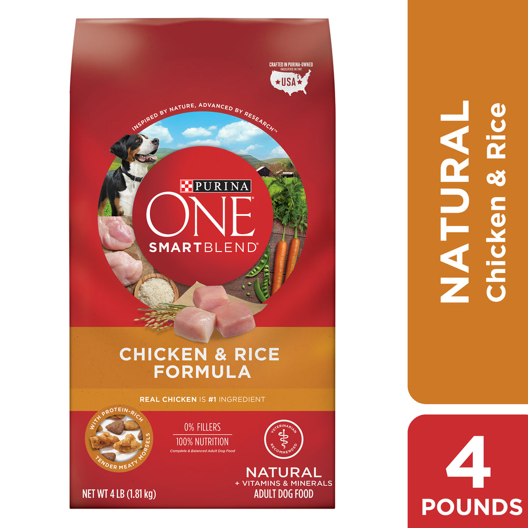 PURINA ONE DOG FOOD  4 lb 
